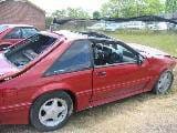 1987 Ford Mustang 5.0 HO T-5 - Red thumbnail 2