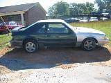1987 Ford Mustang 5.0 T-5 Five Speed - Green & Silver thumbnail 2