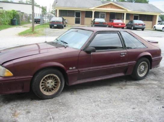 1988 Ford Mustang 5.0 HO Automatic AOD - Burgundy