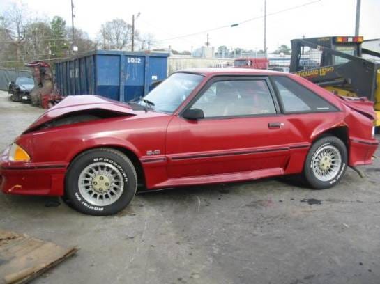 1988 Ford Mustang 5.0 HO Automatic AOD - Red