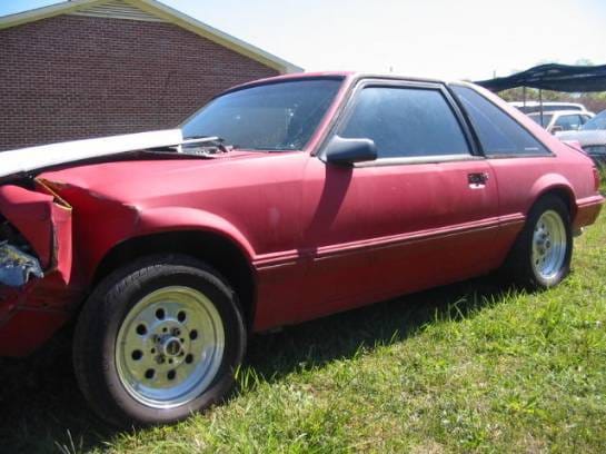 1989 Ford Mustang 5.0 HO Automatic - Red