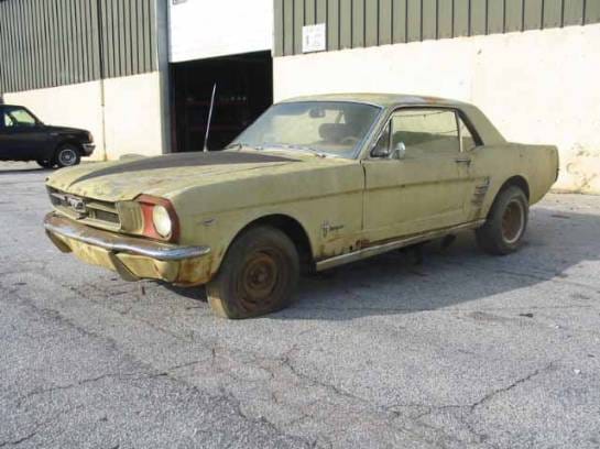 1966 Ford Mustang  - Yellow thumbnail 2