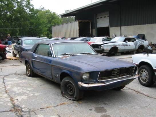 1968 Ford Mustang Inline 6 - Blue thumbnail 3