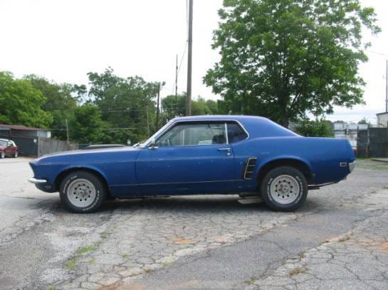 1969 Ford Mustang 351 W - Blue thumbnail 2