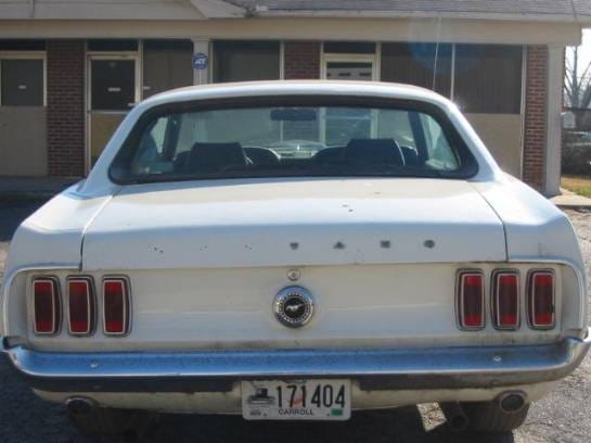 1969 Ford Mustang 302 missing - White thumbnail 2