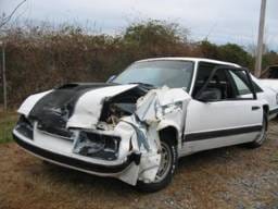 1985 Ford Mustang 5.0 HO - White & Black