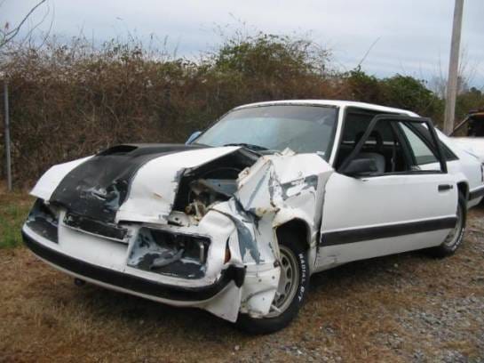 1985 Ford Mustang 5.0 HO - White & Black