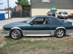 1991 Ford Mustang 5.0 HO AOD Automatic - Green & Silver