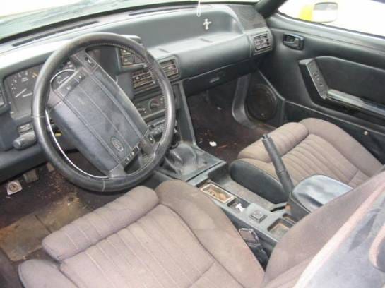 1991 Ford Mustang 5.0 HO T-5 Five Speed - Yellow thumbnail 3