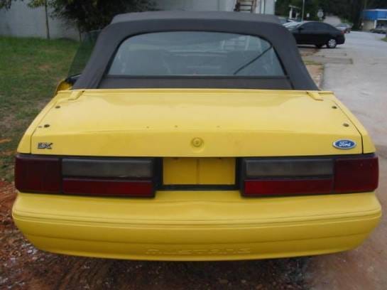 1991 Ford Mustang 5.0 HO T-5 Five Speed - Yellow thumbnail 5