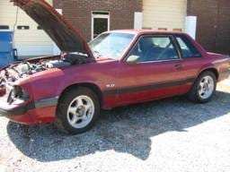 1991 Ford Mustang 5.0 HO AOD Automatic - Burgundy