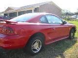 1997 Ford Mustang V-6 Custom 5-Speed - Red & Black thumbnail 2