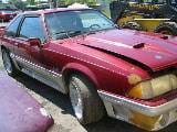 1992 Ford Mustang 5.0 T-5 5-Speed - Scarlet / Silver thumbnail 2