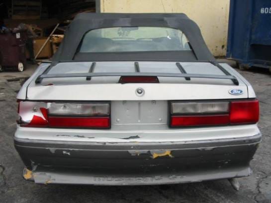 1992 Ford Mustang 5.0 AOD Automatic - Silver & Black thumbnail 5