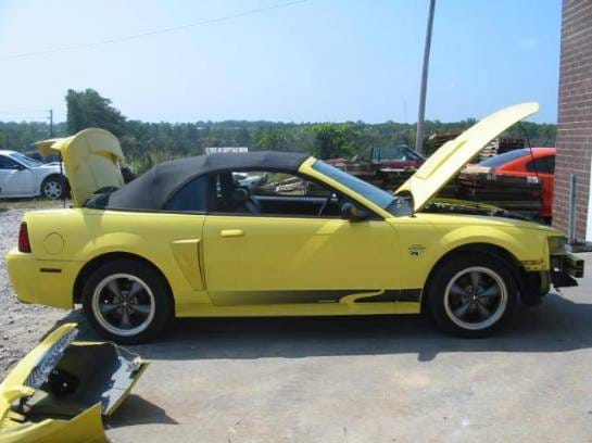 2003 Ford Mustang 4.6 L V8 Automatic- Yellow