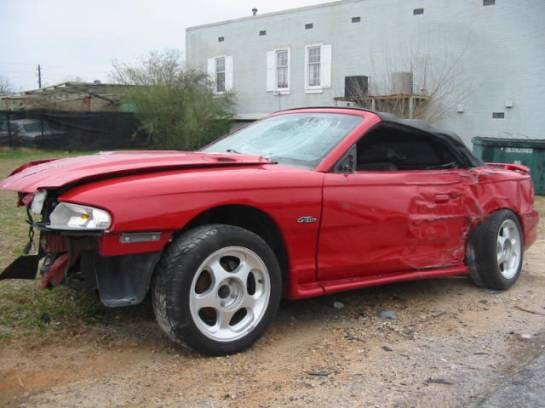 1998 Ford Mustang 4.6 5 Speed - Red/Black Top
