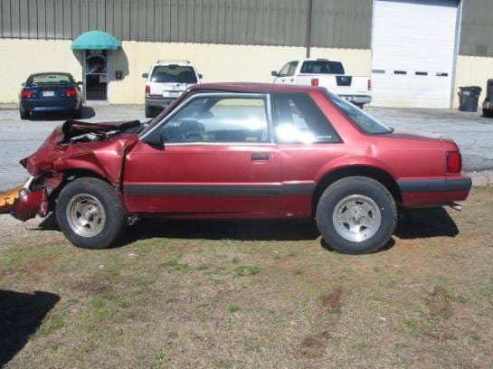 1993 Ford Mustang 4 Cyl 5-Speed - Red