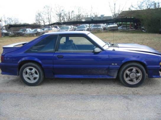 1993 Ford Mustang 5.0 HO Automatic AOD - Purple