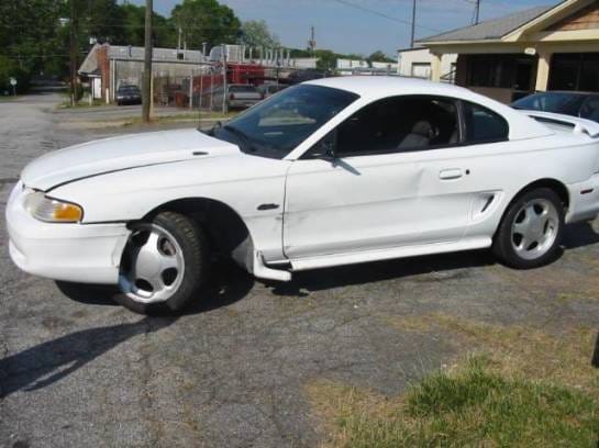 1998 Ford Mustang 4.6 T-45 Five Speed - White