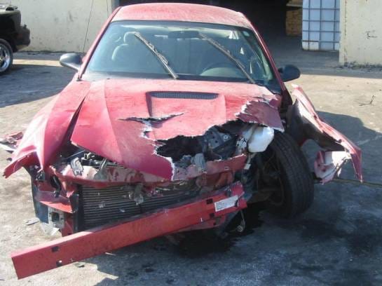 2000 Ford Mustang V6 Automatic- Red
