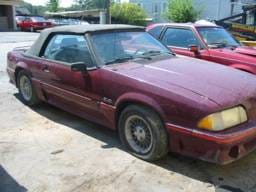 1989 Ford Mustang 5.0 AOD Automatic - Burgundy