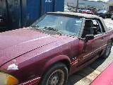 1989 Ford Mustang 5.0 AOD Automatic - Burgundy thumbnail 2