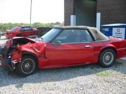 1989 Ford Mustang 5.0 AOD Automatic - Red