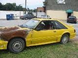 1990 Ford Mustang NO GOOD T-5 - Yellow thumbnail 2