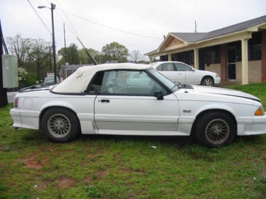 1990 Ford Mustang 5.0 HO Automatic AOD - White
