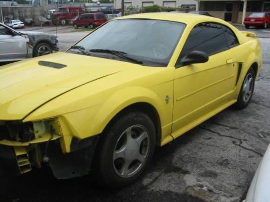 2002 Ford Mustang V-6 Automatic AOD-E- Yellow