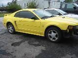 2002 Ford Mustang V-6 Automatic AOD-E- Yellow thumbnail 2
