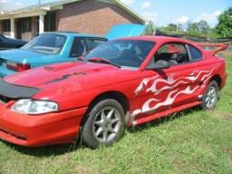 1995 Ford Mustang 6-Cyl AOD-E - Red