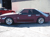 1990 Ford Mustang 5.0 5-Speed - Burgundy thumbnail 2