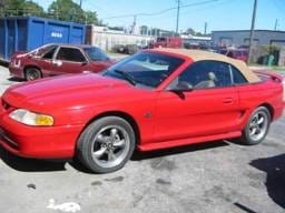 1995 Ford Mustang 5.0 Automatic-AODE - Red - Tan Top