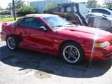 1995 Ford Mustang 5.0 Automatic-AODE - Red - Tan Top thumbnail 2
