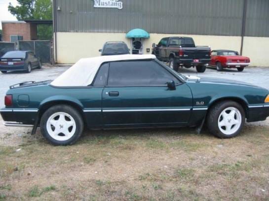 1990 Ford Mustang 5.0 HO T-5 Five Speed - Green thumbnail 2
