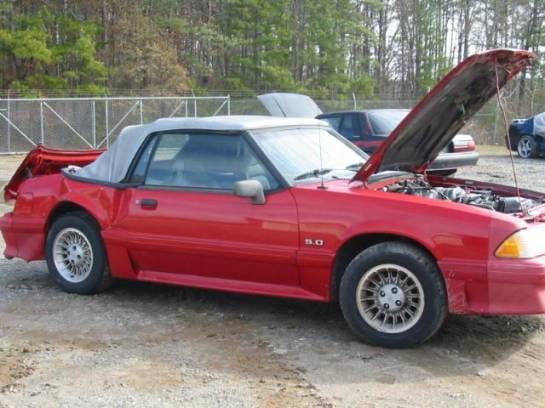 1990 Ford Mustang 5.0 HO T-5 Five Speed - Red