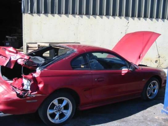 1995 Ford Mustang 5.0 AOD-E Automatic - Red thumbnail 2