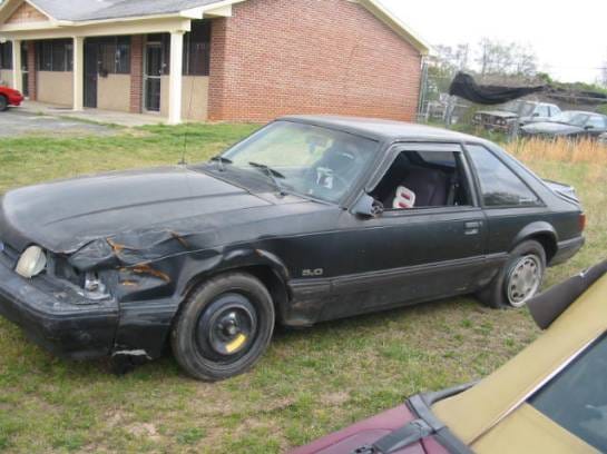 1991 Ford Mustang 5.0 AOD AUTO - Black