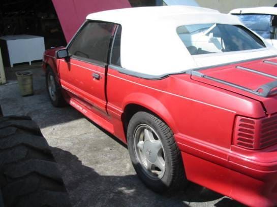 1991 Ford Mustang 5.0 HO Automatic AOD - Red