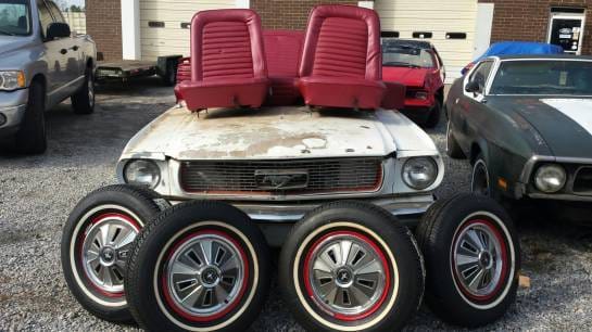 1966 Ford Mustang V6 Coupe Part Out