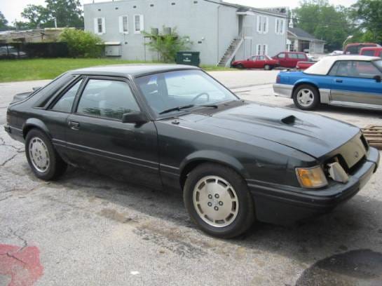 83-86 Ford Mustang SVO 2.3 Manual - Black