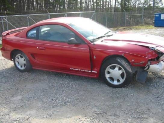94-98 Ford Mustang Coupe 3.8 Automatic - Red thumbnail 2