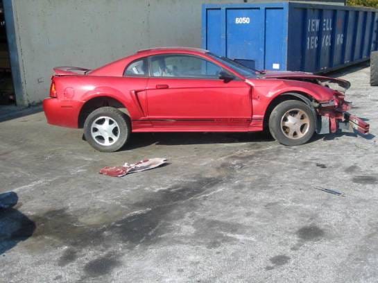 99-04 Ford Mustang Coupe 3.8 Automatic - Red thumbnail 2