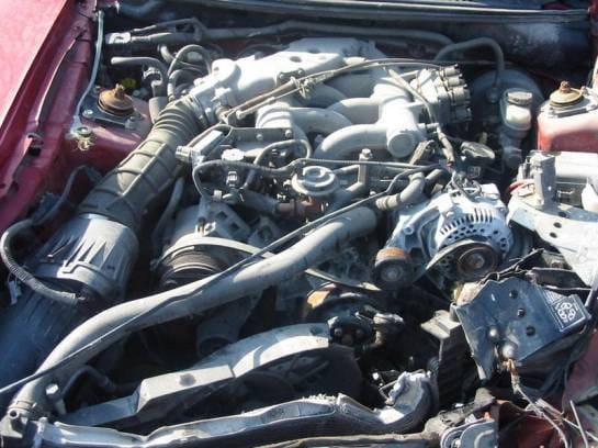99-04 Ford Mustang Coupe 3.8 Automatic - Red thumbnail 4