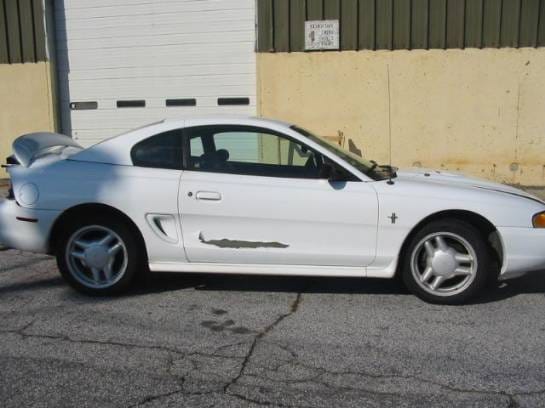94-98 Ford Mustang Coupe 3.8 Manual - White thumbnail 2