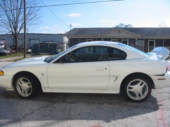 94-98 Ford Mustang Coupe 3.8 Manual - White thumbnail 3