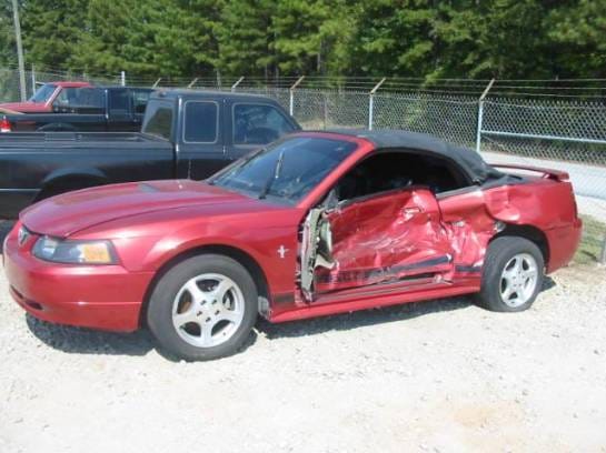 99-04 Ford Mustang Convertible 3.8 Automatic - Red thumbnail 2