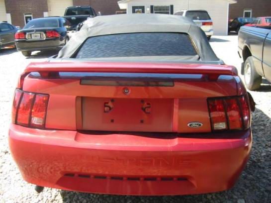 99-04 Ford Mustang Convertible 3.8 Automatic - Red thumbnail 5