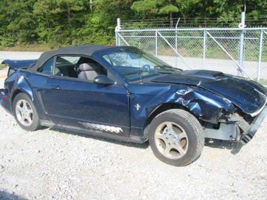 99-04 Ford Mustang Convertible 3.8 Automatic - Blue thumbnail 2